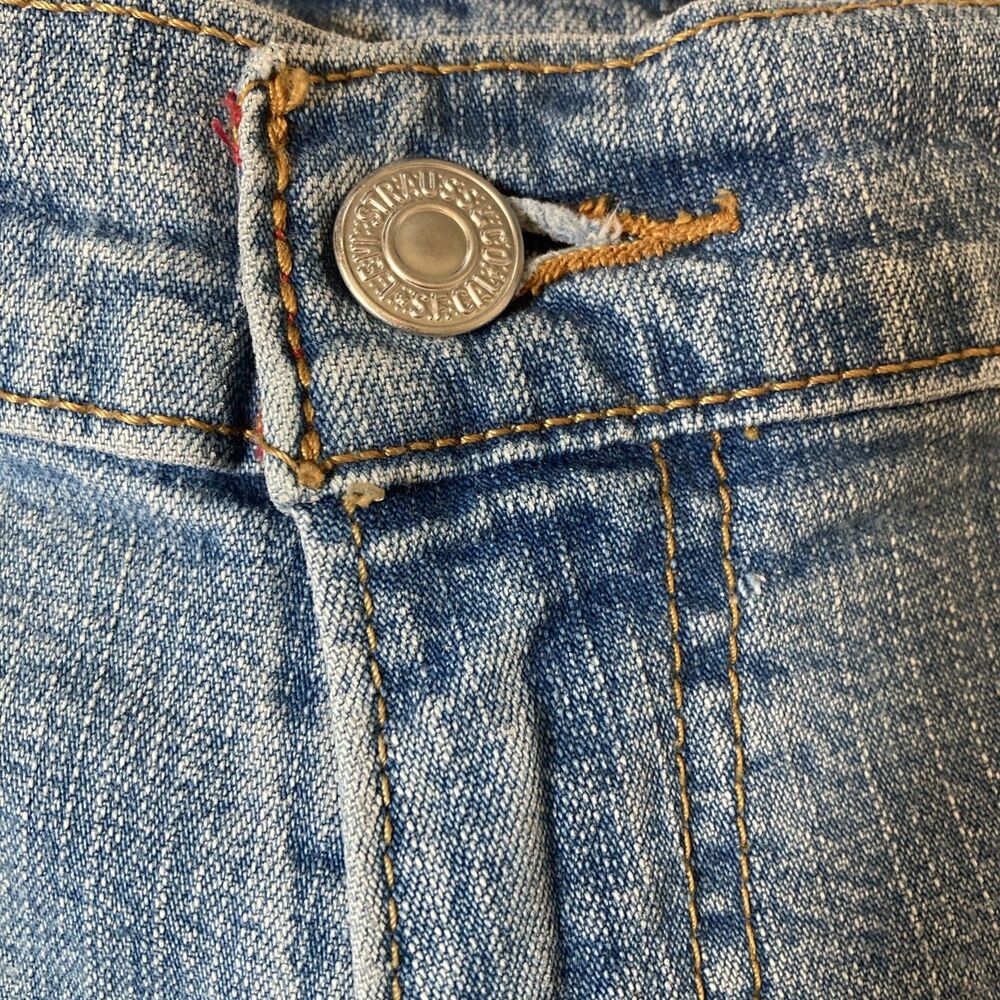 Levis Womens 14M Blue 550 Relaxed Tapered Leg Denim Jeans Mom Retro Classic 90s - Picture 2 of 9